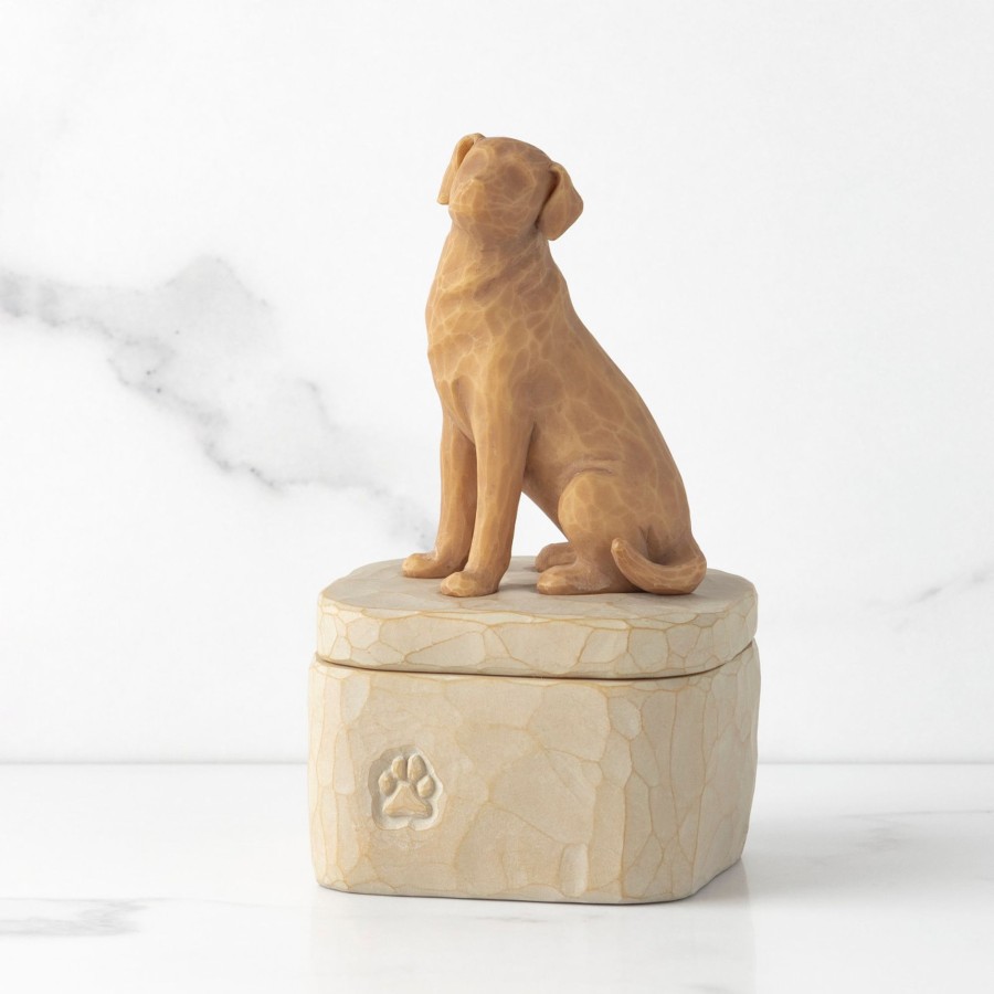 Relationships WILLOW TREE | Love My Dog (Golden) Keepsake Box