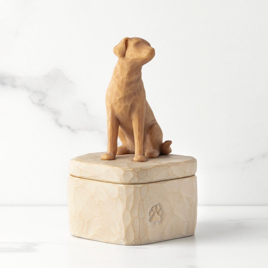 Relationships WILLOW TREE | Love My Dog (Golden) Keepsake Box